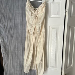 Zara satin like knitted skirt